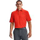 UNDER ARMOUR MEN'S TECH GOLF POLO PHOENIX FIRE/PITCH GRAY SIZE 3XL - Brand New