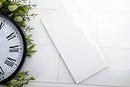 Giorbello Glass Subway Backsplash Tile, 6x12, Light Gray - Brand New