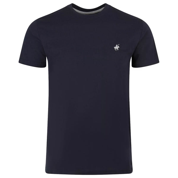MENS PACIFIC POLO CLUB TSHIRT PREMIUM HEAVY SHORT SLEEVE - SIZE: MEN M - NAVY - Brand New