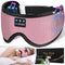 LC-DOLIDA SLEEP HEADPHONES 3D SLEEP MASK BLUETOOTH WIRELESS MUSIC EYE_MASK - Like New