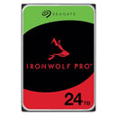 SEAGATE IRONWOLF PRO 24TB ENTERPRISE NAS INTERNAL HDD ST24000NT002 SILVER/RED - Brand New