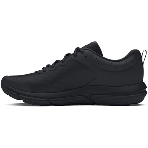 3026175 UNDER ARMOUR MEN CHARGED ASSERT 10 SHOES SIZE 8.5 BLACK BLACK BLACK - Like New