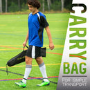 FRANKLIN SPORTS BLACKHAWK 6'6"X3'3" POP-UP SOCCER GOAL: FIBERGLASS - YELLOW - Like New