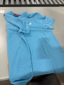PACIFIC POLO CLUB SHORT SLEEVES POLO - SIZE: MEN XL - CYAN BLUE - Brand New