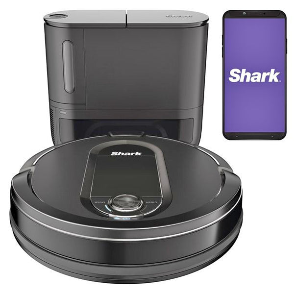 Shark IQ Robot Vacuum Cleaner with Self-Empty Base UR1100S1US - - Scratch & Dent