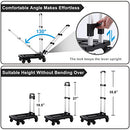 Folding Hand Truck Lightweight Hand Truck Dolly Foldable B09SPQ7MQC - Black - Like New