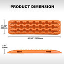 BIG RED 41" OFF-ROAD TRACTION BOARDS, RECOVERY TRACKS, TRACTION MAT - ORANGE - Like New