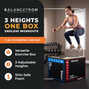 SIGNATURE FITNESS 3-IN-1 FOAM PLYOMETRIC JUMP BOX - SFJB-2L-MC-MULTI-COLOR - Like New