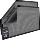 Sierra Concepts Front Door Mat Welcome Mats Entrance Doormat 2-Pack - Gray - Like New