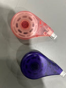 BIC WITE-OUT EZ CORRECT CORRECTION TAPE, 39.3 FEET, 2 PACK, ORANGE/PURPLE CASING - Brand New