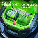 Greenworks 40V 21 inch Self-Propelled Cordless Lawn Mower, - Scratch & Dent