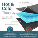 ALLSETT HEALTH REUSABLE ICE PACK BACK PAIN RELIEF ADJUSTABLE 1 PACK - BLACK - Like New