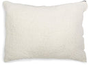 ADORABLE HUMONGOUS SHERPA PILLOW, STANDARD/QUEEN, BLACK FLEECE AND WHITE SHERPA - Like New