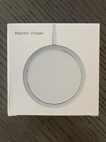 GENERIC MAGNETIC CHARGER FOR IPHONE X/11/12/13/14/15, WHITE - Like New