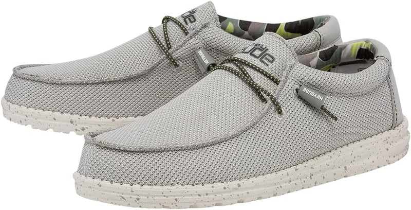 110353080 Hey Dude Men's Wally Sox Fog Size 9 - Like New
