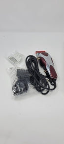 WAHL PROFESSIONAL 5 STAR MAGIC CLIP CLIPPER MODEL - BURGUNDY - Like New