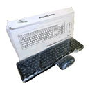 TAYDERLY MK258 WIRELESS KEYBOARD & MOUSE COMBO, 2.4G SILENT - BLACK - Like New