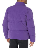 AMAZON ESSENTIALS MENS MOCK NECK HEAVYWEIGHT PUFFER COAT - SIZE: MEN M - PURPLE - Brand New
