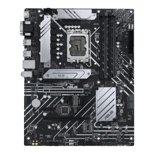 ASUS PRIME B660-PLUS D4 LGA 1700 (12THGEN) ATX MOTHERBOARD PCIE 4.0, DDR4 -BLACK - Like New