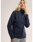 ARC'TERYX WOMEN'S KYANITE HOODED FLEECE JACKET - SIZE: XS - BLACK SAPPHIRE - Brand New