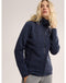 ARC'TERYX WOMEN'S KYANITE HOODED FLEECE JACKET - SIZE: XS - BLACK SAPPHIRE - Brand New