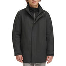 DOCKERS MEN'S WOOL MELTON TWO POCKET FULL LENGTH DUFFLE - SIZE: MEN S - CHARCOAL - Brand New