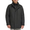 DOCKERS MEN'S WOOL MELTON TWO POCKET FULL LENGTH DUFFLE - SIZE: MEN S - CHARCOAL - Brand New