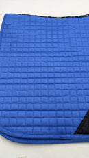 HORZE Cooling Summer Quilted Dressage Horse Saddle Pad - Royal Blue - Horse - Brand New