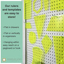 MISSOURI STAR QUILT CO. Acrylic Ruler 5 x 24 | Fabric Cutting B09T1S7B5L - Green - Brand New