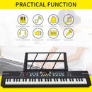 Kids Keyboard Piano 61 Keys, Gift for Boys Girls [Black] - B08RHKCHKQ - Brand New