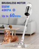 Victorio Cordless Vacuum Cleaner, 550W/45KPa Stick Vacuum with Up to 60 Mins - Like New