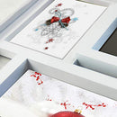 JERRY & MAGGIE - PHOTO FRAME 22X17 - WALL MOUNTING DESIGN - WHITE - Brand New
