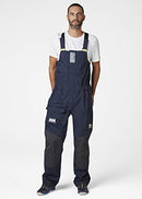 HELLY HANSEN PIER 3.0 COASTAL SAILING BIB OVERALLS FOR MEN - SIZE:M - NAVY - Like New