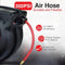 ReelWorks Air Hose Reel Retractable 3/8" Inch x 50' Foot Hybrid - RED/BLACK Like New
