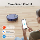 XIEBRO LIFE Robot Vacuum and Mop Combo 2 in 1 Mopping - BLUE STRIPED Like New