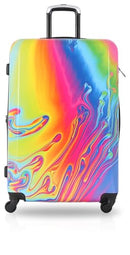 TUCCI DISEGNO TUCCI ITALY – VORTICE II ART 3-PIECE HARDSIDE UNISEX - MULTICOLOR - Brand New