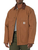 0C0003 Carhartt Men's LOOSE FIT DUCK INSULATED C003 Coat MEN 3XL Brown - Brand New