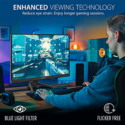 VIEWSONIC 24" FHD 100Hz 1ms Gaming Monitor Freesync VX2467-MHD - BLACK - Like New