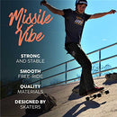 Versatile 28" Bamboo Longboard Drop Deck Skateboard B01FGKN35W - Missle Small - Brand New