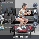 Hotov 40" Folding Trampoline - Black/Red - Brand New