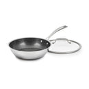 CUISINART FUSION PLUS HYBRID NONSTICK COOKWARE FPS22-26DC - STAINLESS STEEL - Like New