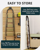 WOA WOA 5 Step Foldable Aluminum Step Ladder, Gold - Brand New
