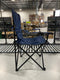 TREK OUTDOOR LIVING SOLUTIONS HEAVY DUTY CAMPING CHAIR - DARK BLUE - Brand New