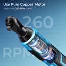 TILSWALL 20V CORDLESS ELECTRIC RATCHET WRENCH SET WITH 7 SOCKETS - BLACK /BLUE - Like New