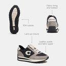 COACH WOMEN'S NON TECH ATHLETIC RUNNER SNEAKER SIZE: WOMEN 9 - BLACK/CHALK - Like New