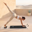 PILATES BOARD FULL-BODY WORKOUT TRAINER AUTOMATIC REBOUND FOLDABLE - BLACK - Brand New