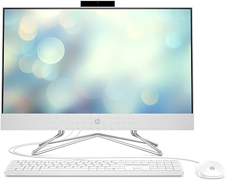 HP AIO 22" 1920x1080 FHD AMD Athlon 3050U 4GB 256GB SSD - White - Like New