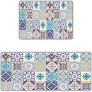 Bohemia Kitchen Rugs Mats Sets 2 Piece Comfort Floor Mats Non Slip B09Q2P2619 - Brand New