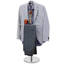 Tatkraft Dandy Clothes Valet Stand Freestanding Suit Hanger - Wood/Steel - Brand New
