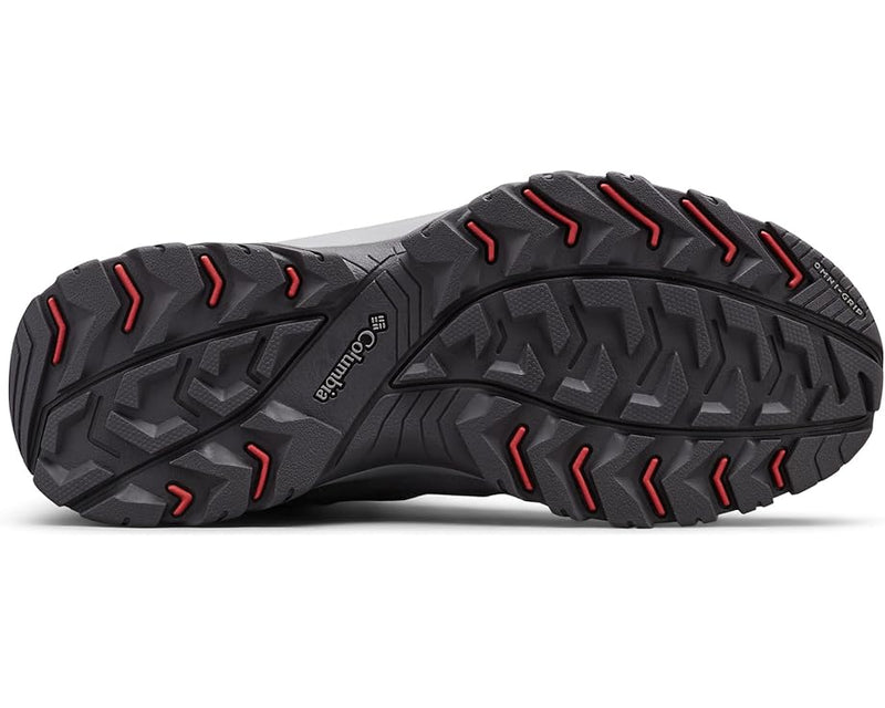 COLUMBIA CRESTWOOD MID WATERPROOF SIZE: WOMEN 12 - GRAPTHITE/DAREDEVIL - Like New